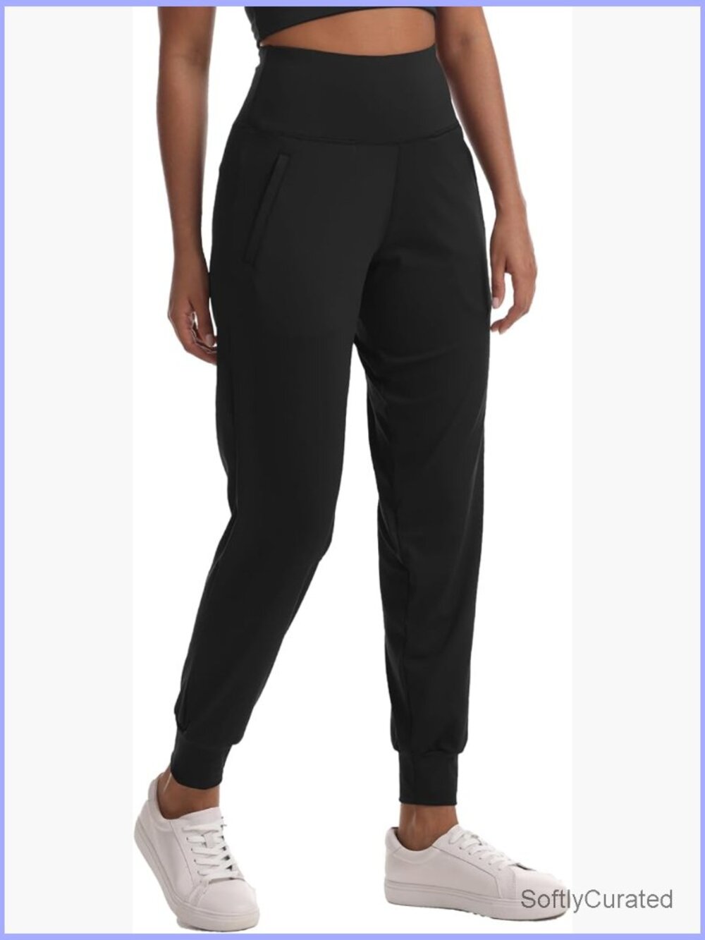 High Waisted Joggers with Pockets - Tapered Sweatpants for Workout Running Yoga